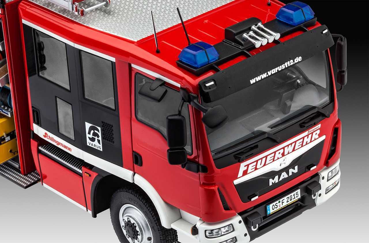 REVELL Plastic ModelKit auto 07452 - Schlingmann HLF 20 (MAN TGM Euro 6) (1:24) - obrázek 8