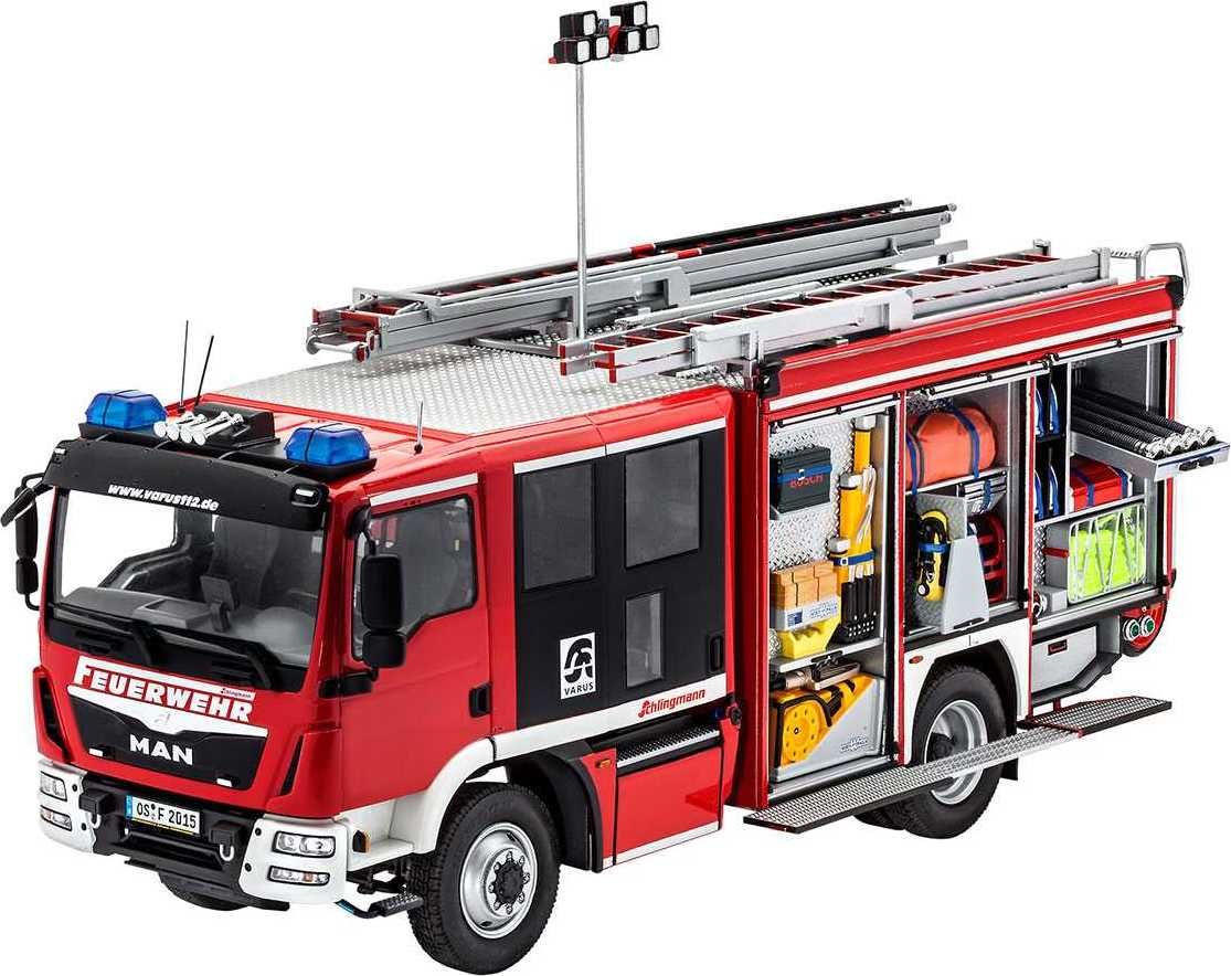 REVELL Plastic ModelKit auto 07452 - Schlingmann HLF 20 (MAN TGM Euro 6) (1:24) - obrázek 9