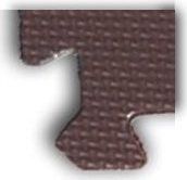 Pěnové BABY puzzle - rohový dílek hnědý (od 3 let) - obrázek 1