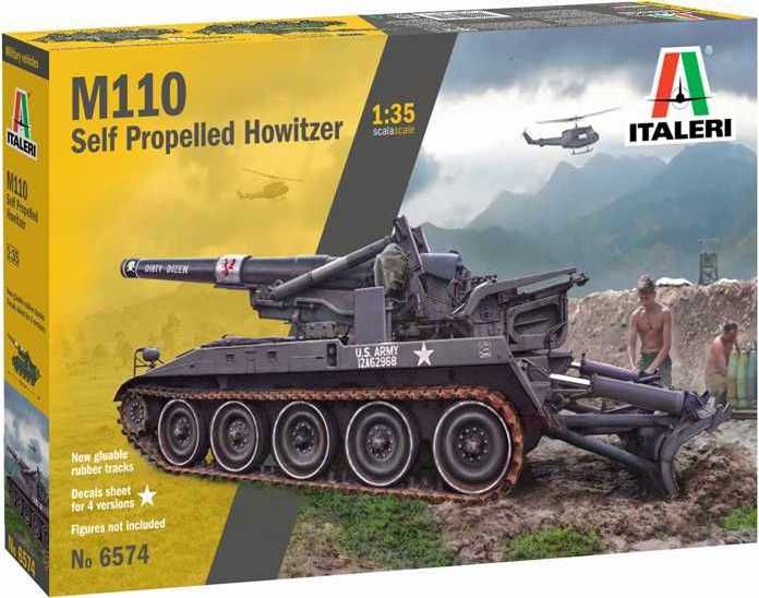 ITALERI Model Kit tank 6574 - M110 (1:35) - obrázek 1