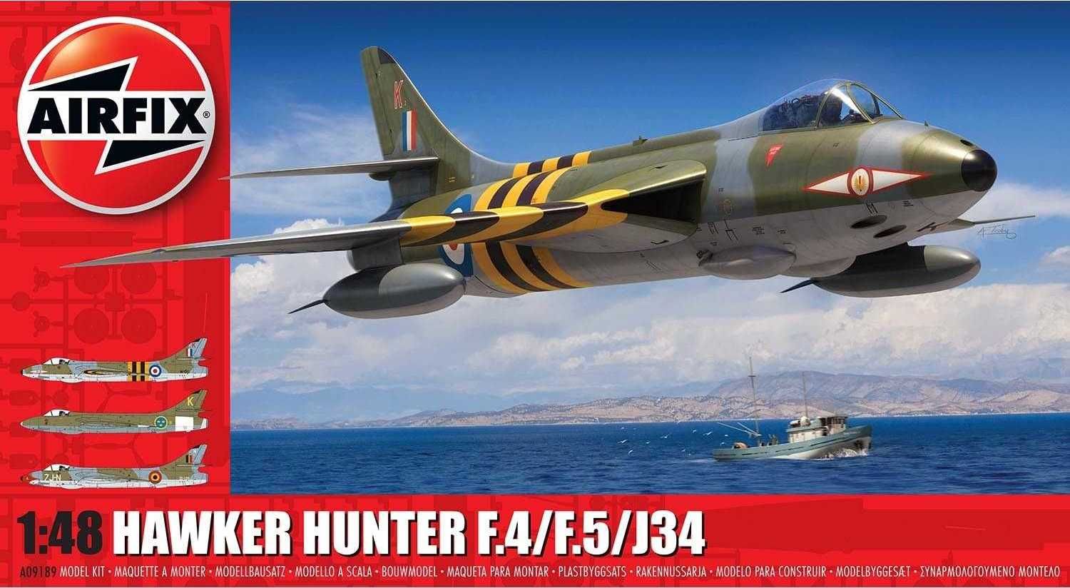 AIRFIX Classic Kit letadlo A09189 - Hawker Hunter F.4/F.5/J.34 (1:48) - obrázek 1