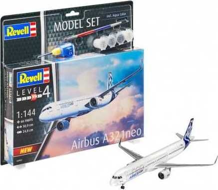 REVELL ModelSet letadlo 64952 - Airbus A321 Neo (1:144) - obrázek 1