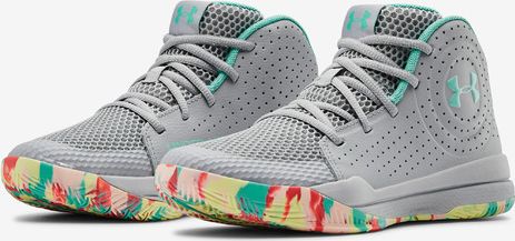Grade School Jet 2019 Tenisky dětské Under Armour | Šedá | Chlapecké | 38,5 - obrázek 2