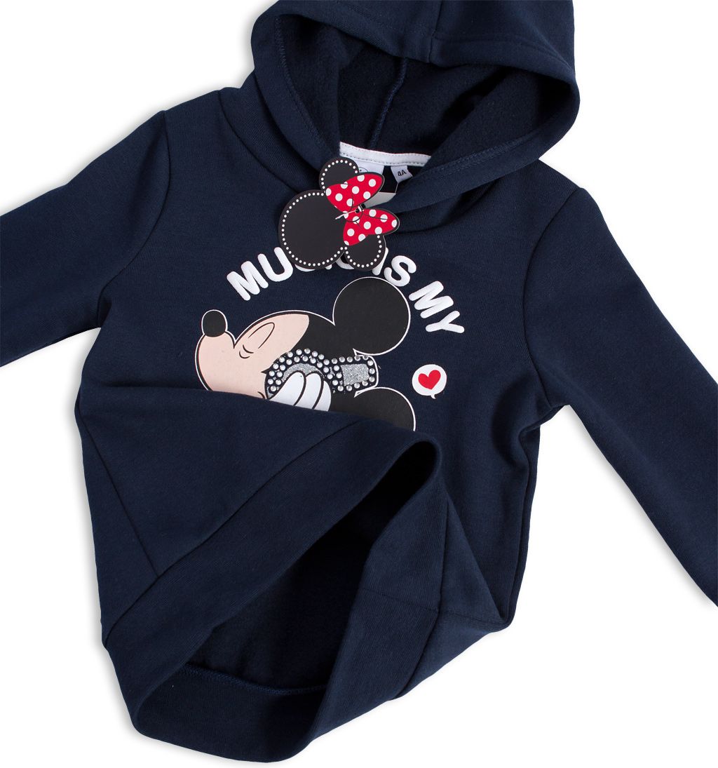 Dívčí mikina DISNEY MINNIE MUSIC modrá Velikost: 104 - obrázek 4