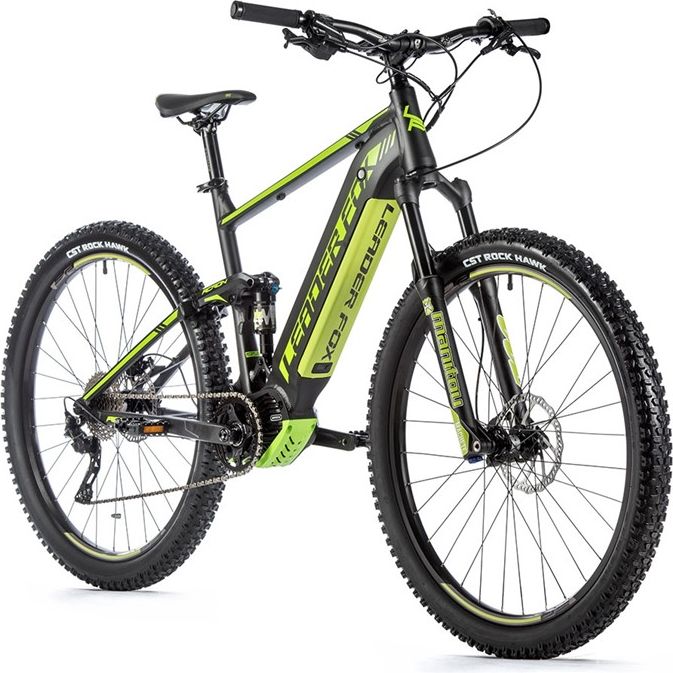 Horské elektrokolo Leader Fox ACRON 29", 2020-1 21,5" ČERNÁ MAT/ZELENÁ EU NORM 15194/2017 - obrázek 1