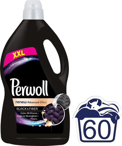 PERWOLL Renew Advanced Black 3,6 L (60 dávek) – prací gel - obrázek 1