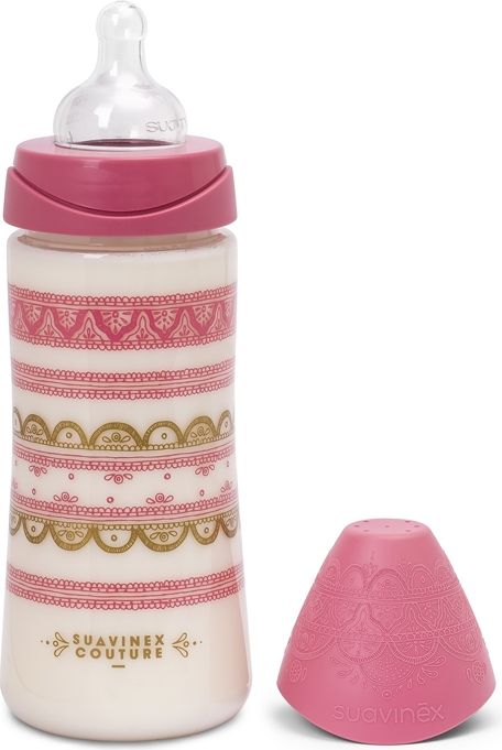 SUAVINEX Láhev 360 ml savička S Premium – žlutá - obrázek 2