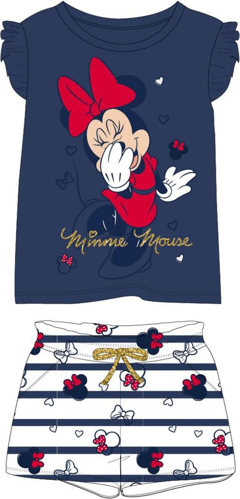 Disney dívčí souprava Minnie 92 modrá - obrázek 1