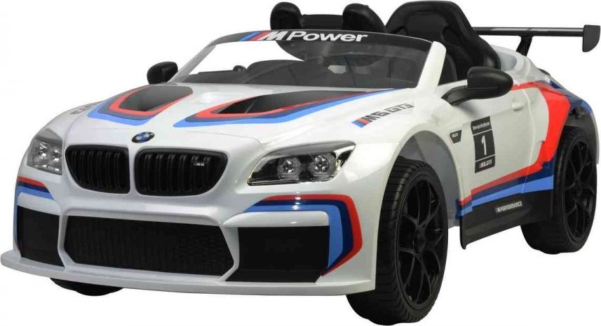 Mamido Elektrické auto BMW M6 GT3 2 x 45W bílé R-PA.6666R-M6.BIA - obrázek 1