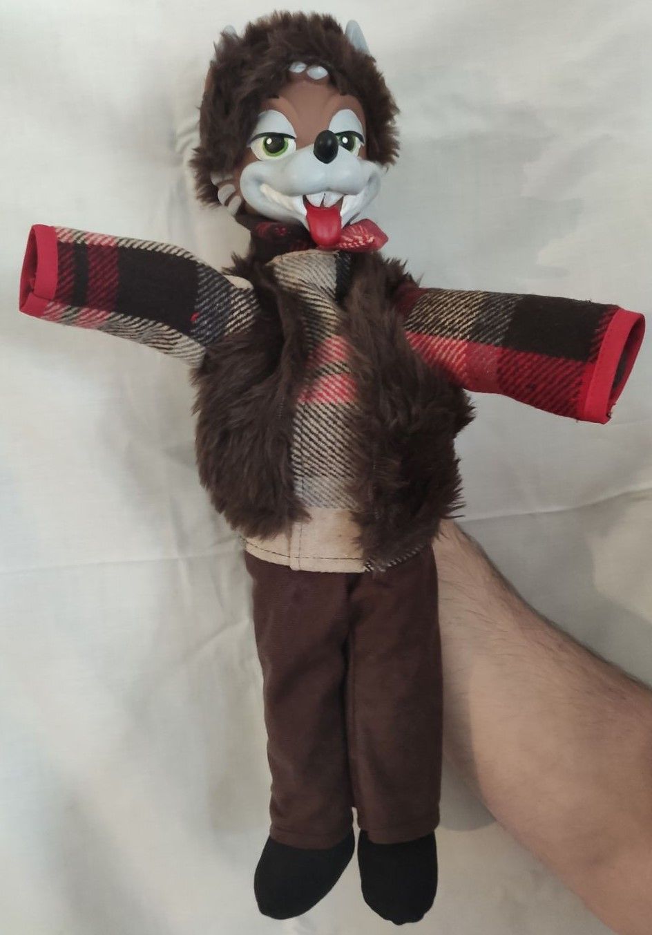 Maňásek na ruku - vlk - 42 cm - obrázek 1