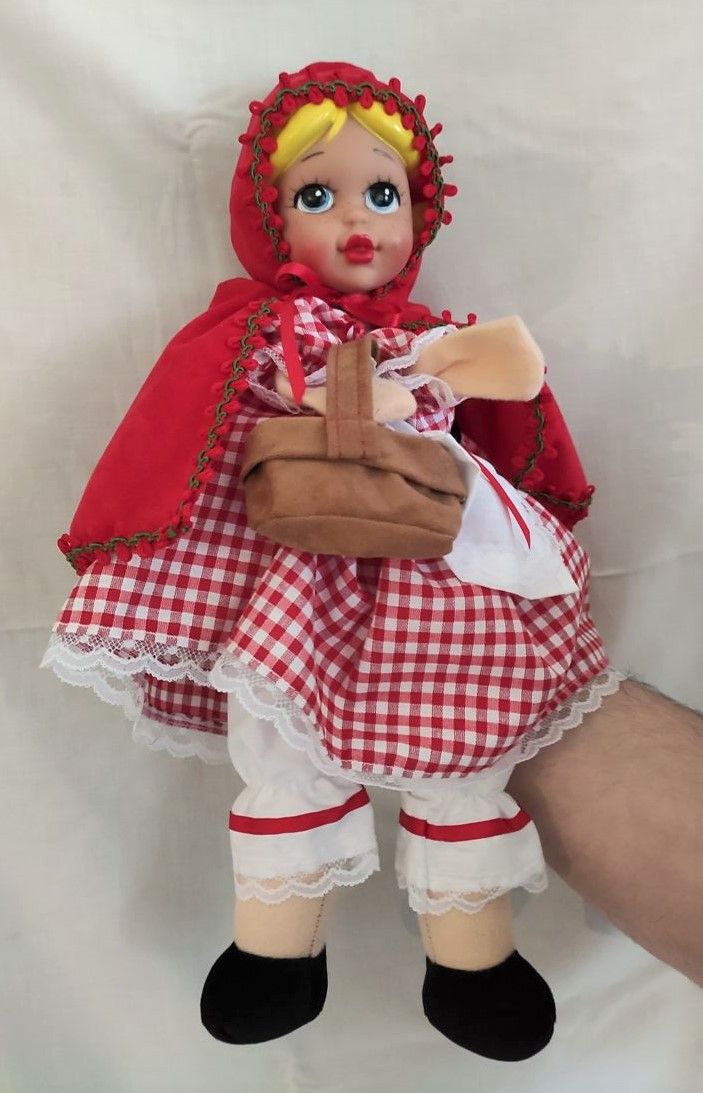 Maňásek na ruku - Červená karkulka - 42 cm - obrázek 2