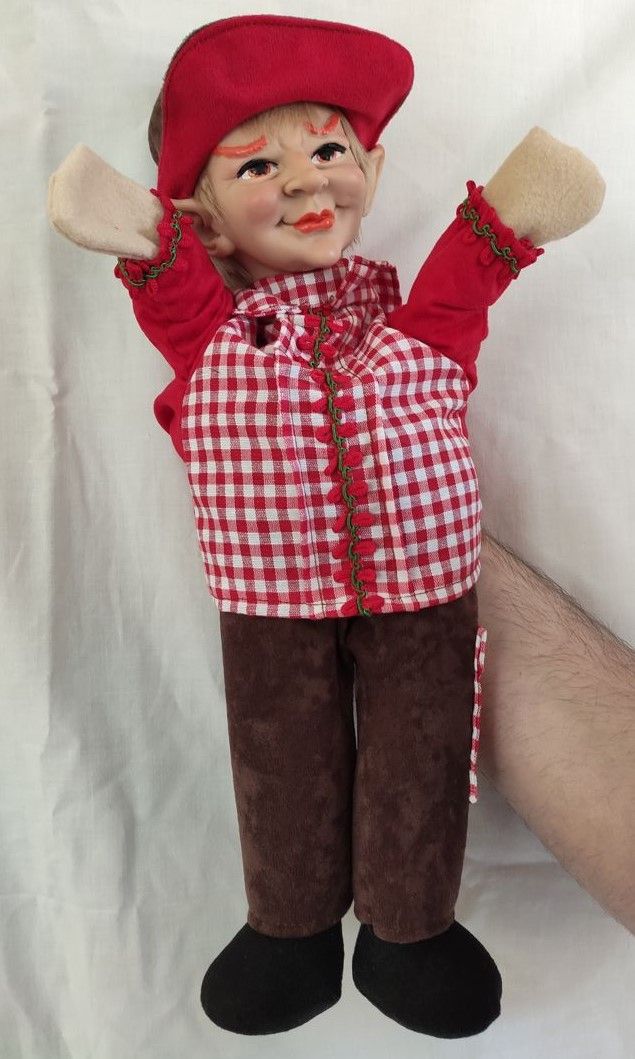 Maňásek na ruku - elf honza- 42 cm - obrázek 2