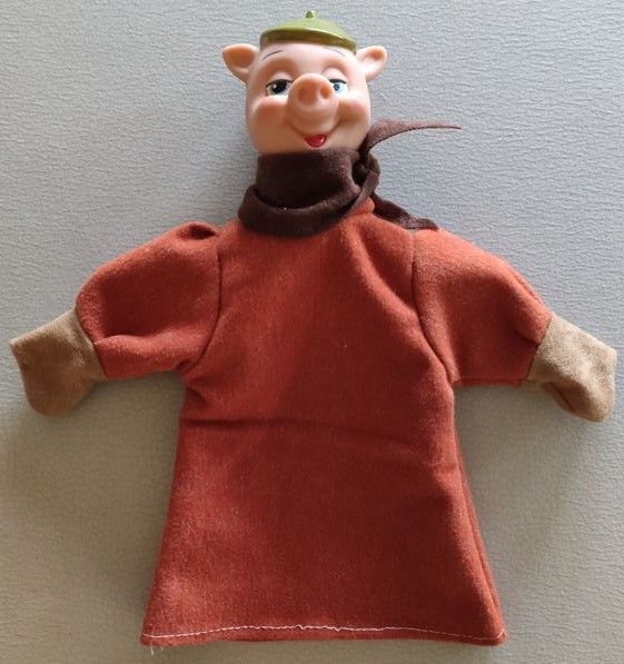 Maňásek na ruku - prasátko - obrázek 1