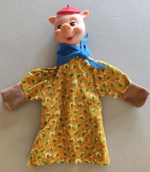 Maňásek na ruku - prasátko - obrázek 1
