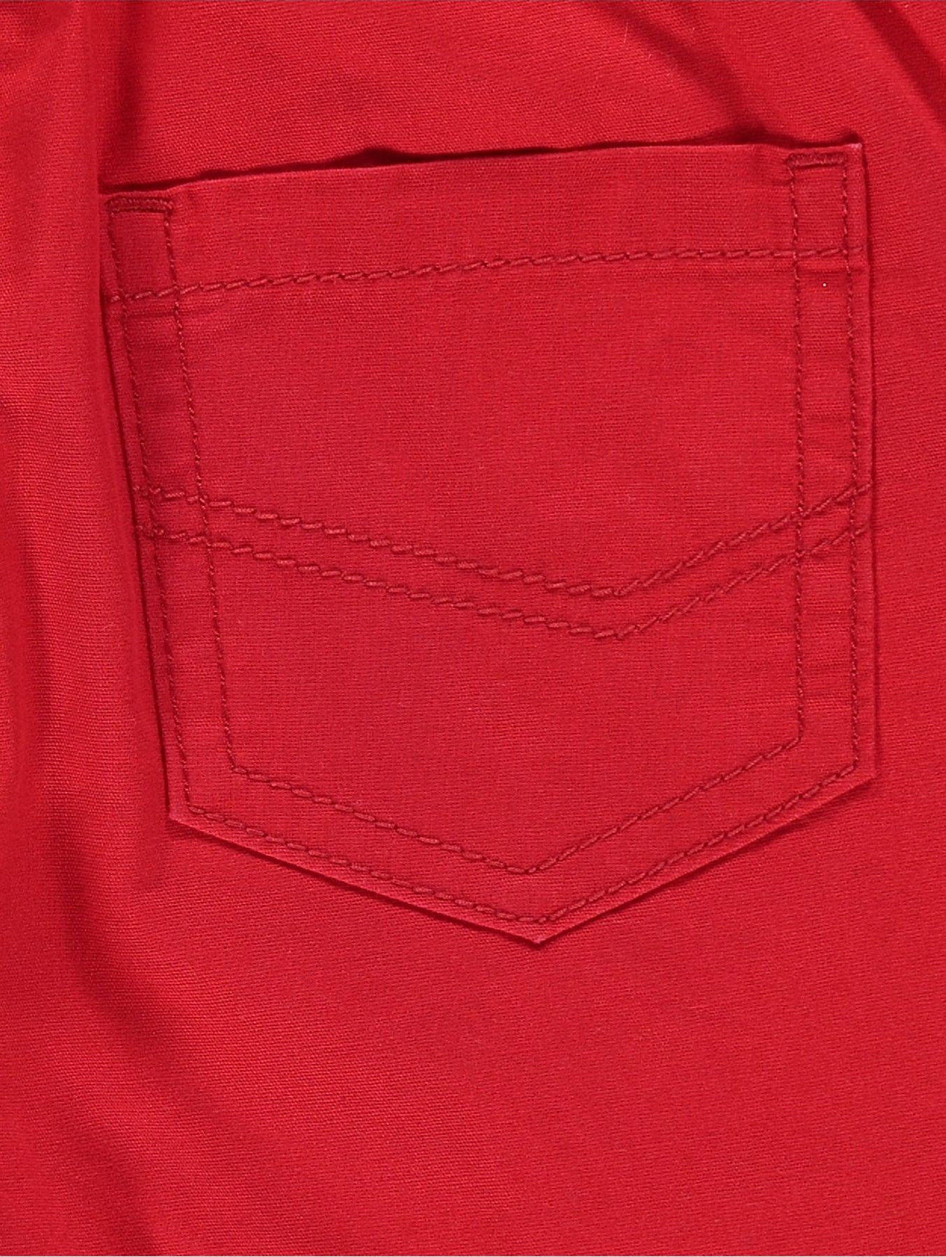 Chlapecké kraťasy GEORGE, červené Velikost: 98 - 104cm (3 - 4 roky) - obrázek 4