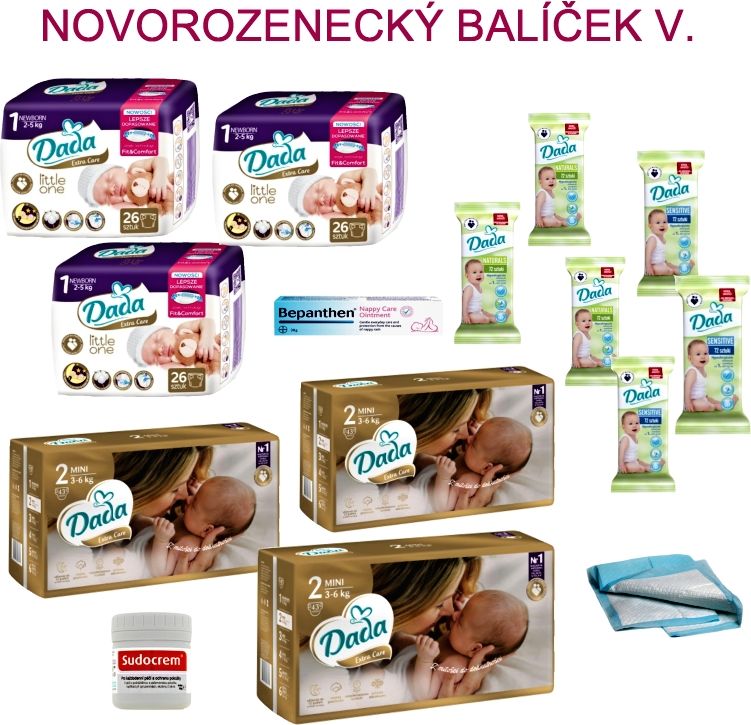 Plenky Dada Extra Care V. novorozenecký balíček 20 ks - obrázek 1