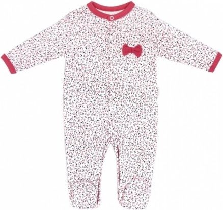 Mamatti Kojenecký bavlněný overálek Hello - mini květinky, Velikost koj. oblečení 56 (1-2m) - obrázek 1