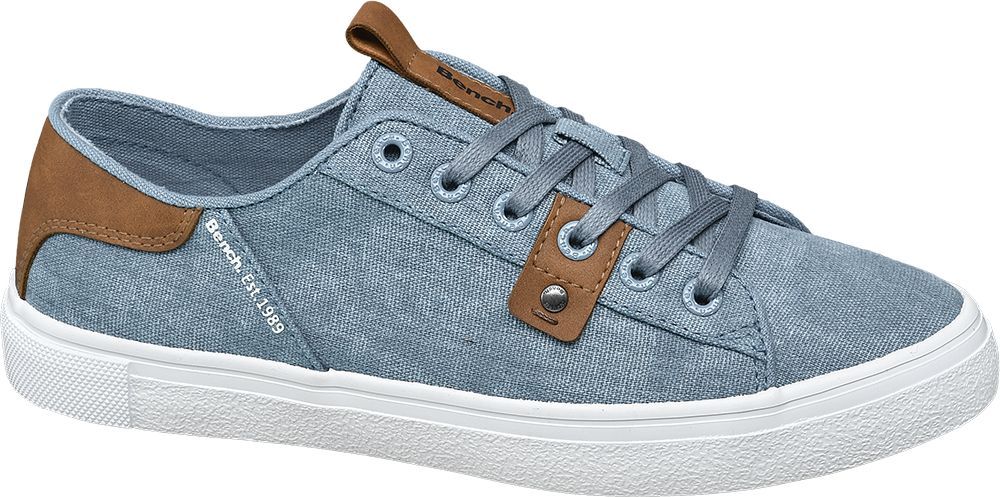 Deichmann - Bench Světle modré plátěné tenisky Bench 40 modrá - obrázek 1