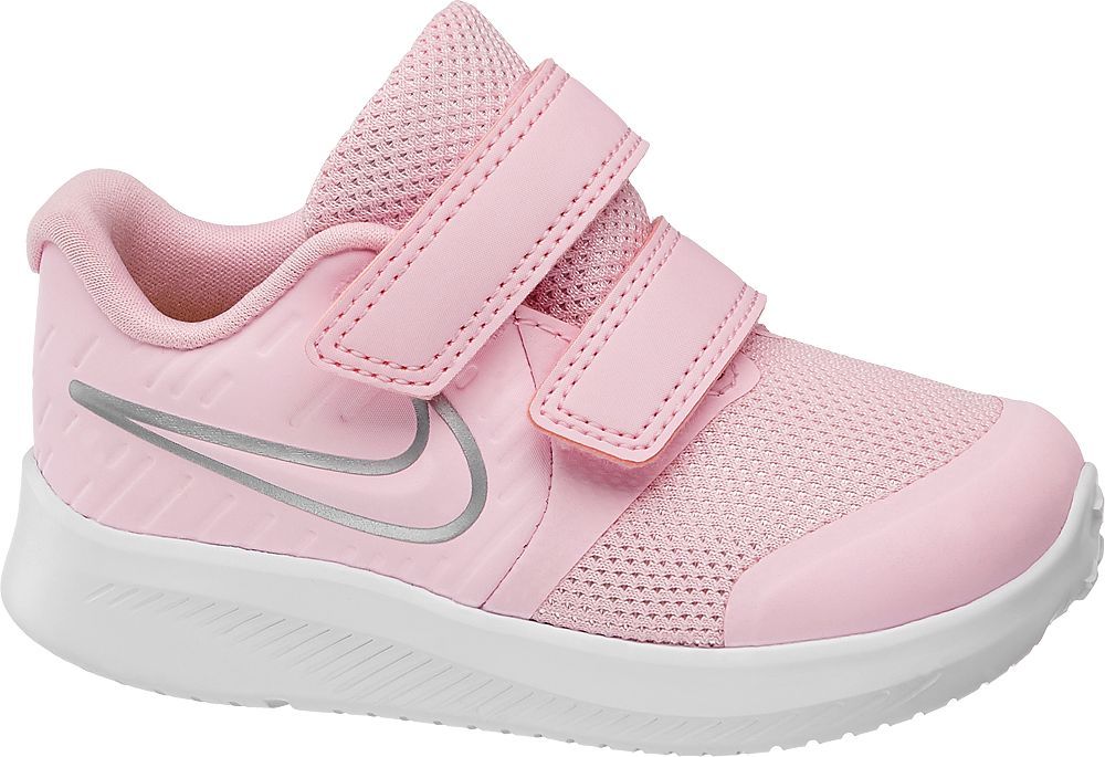 Deichmann - NIKE Růžové dětské tenisky na suchý zip Nike Star Runner 2 21 růžová - obrázek 1