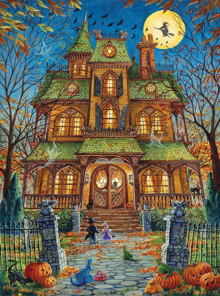 SunsOut Puzzle 1000 dílků Randal Spangler - The Trick or Treat House - obrázek 1