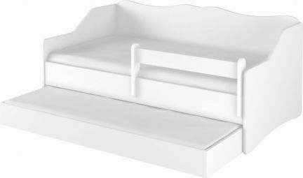 BabyBoo Dětská postel LULU 160 x 80 cm - bílá - obrázek 1