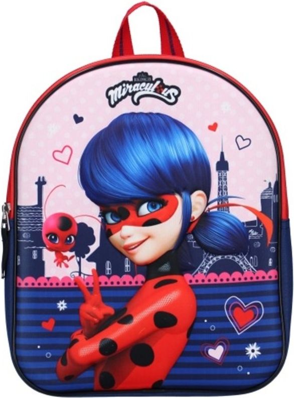 Vadobag · Dětský / dívčí 3D batoh Kouzelná beruška - Miraculous Ladybug - 9l - obrázek 2