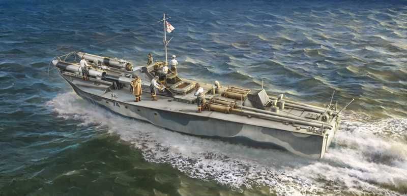 ITALERI Model Kit loď 5624 - Vosper MTB 74 with crew (1:35) - obrázek 3