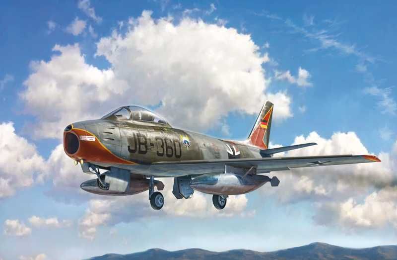 ITALERI Model Kit letadlo 2799 - F-86E “Sabre” (1:48) - obrázek 6