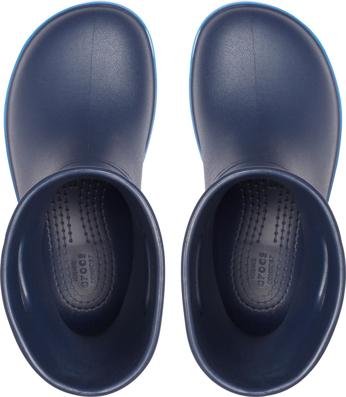 Crocs tmavě modré holínky Crocband Rain Boot K - 27/28 - obrázek 4