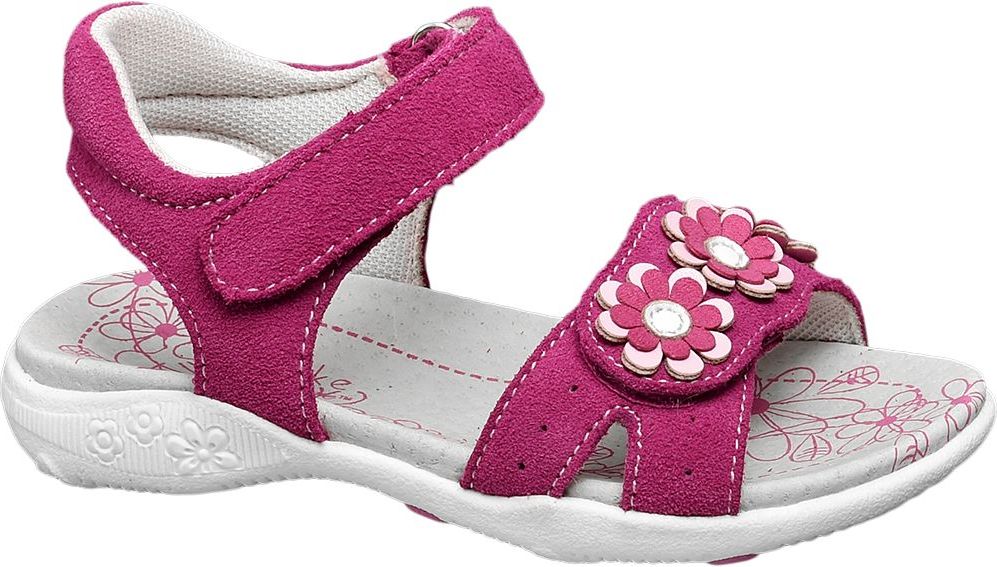 Deichmann - Cupcake Couture Kožené sandály 25 barva fuchsie - obrázek 1