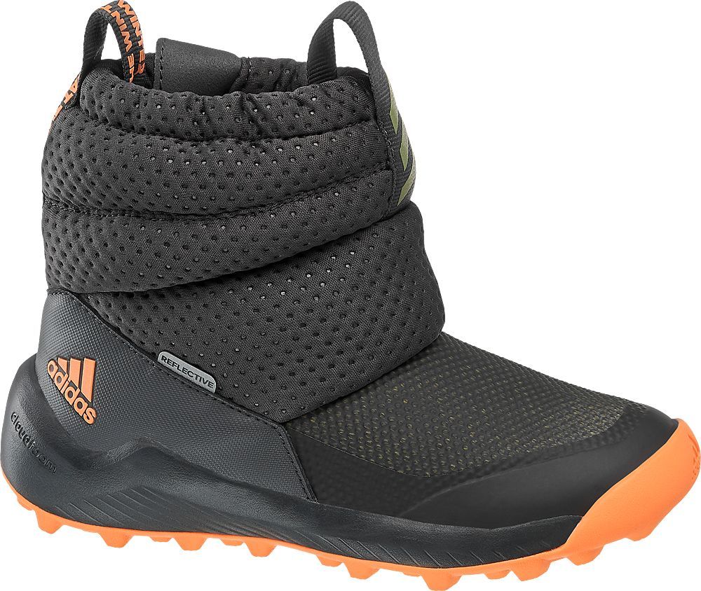 Deichmann - adidas Šedé sněhule Adidas Rapida Snow C se zipem 28 šedá - obrázek 1