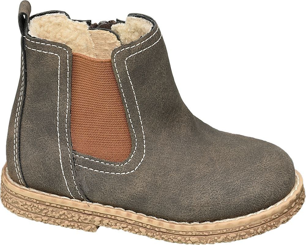 Deichmann - Bobbi-Shoes Hnědá dětská kotníková obuv Bobbi-Shoes se zipem 24 hnědá - obrázek 1