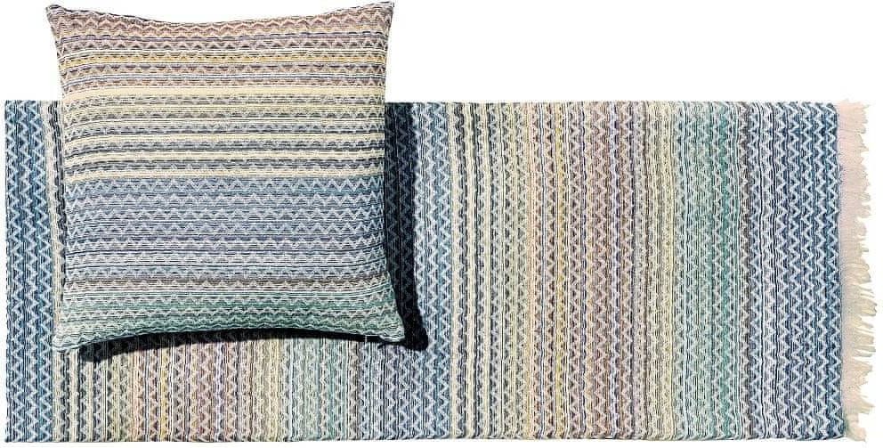 Missoni Home SIMONE dekorační polštář 40 x 40 cm modro zelený - obrázek 1