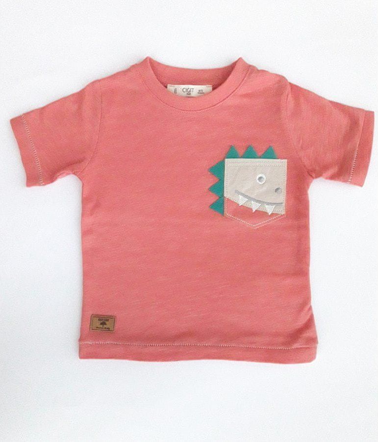 Cigit Kids Chlapecké tričko s krátkým rukávem 61305 Cigit Kids Velikost: 80 (6-12m) - obrázek 1