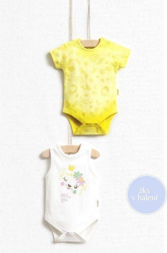 Turgawogi Kojenecké dívčí body 2ks MULTIPACK paradise Turgawogi Velikost: 86 (12-18m) - obrázek 1