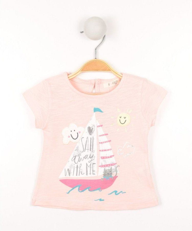 Cigit Kids Dívčí tričko Sail Cigit Kids Velikost: 80 (6-12m) - obrázek 1