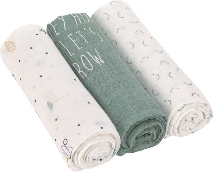Lässig 4babies Swaddle Heav. Soft 80x80 Gard. Explo. boys - obrázek 1