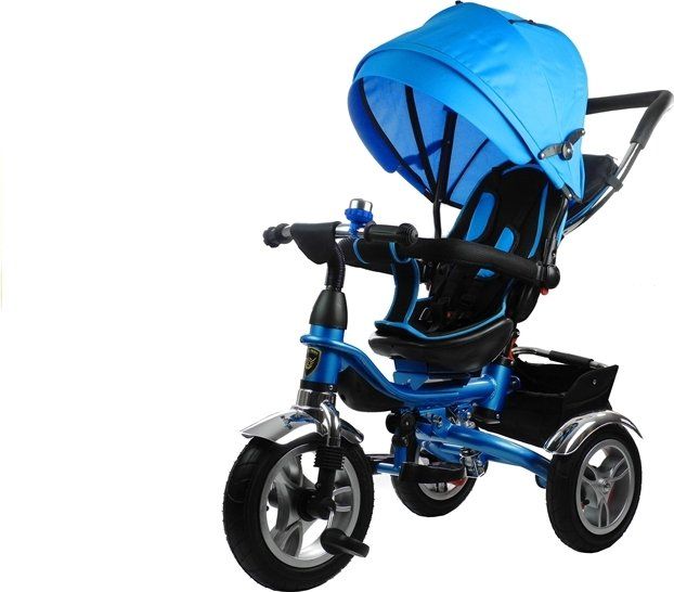 Mamido  Dětská tříkolka PRO600 modrá  L.3797 - obrázek 1