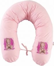 Kojící polštář relaxační - MEDVÍDEK TEDDY růžový - obrázek 1