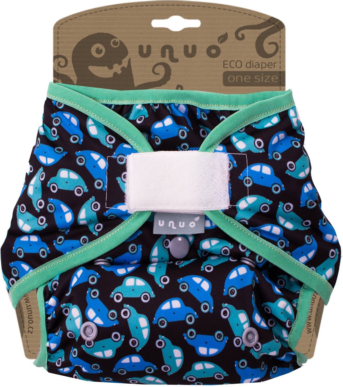unuo Svrchní plena, Mini osobáčky, gumička mentol (Diapers covers with elastic band) Křidélka (Wings): NE - obrázek 1