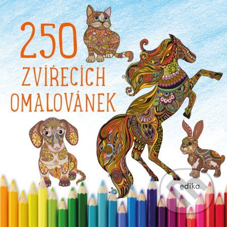 250 zvířecích omalovánek - Edika - obrázek 1