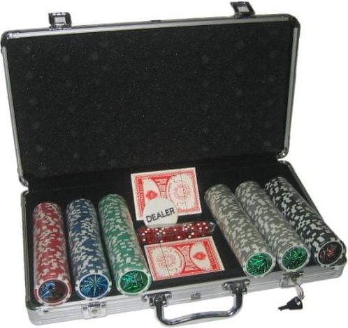 Master poker set 300 v kufříku Deluxe s označením hodnot - obrázek 1