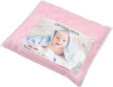 Dětská deka lama - CHLUPÁČKOVÁ růžová - NewBaby - obrázek 3