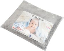 Dětská deka lama - CHLUPÁČKOVÁ šedá - NewBaby - obrázek 3