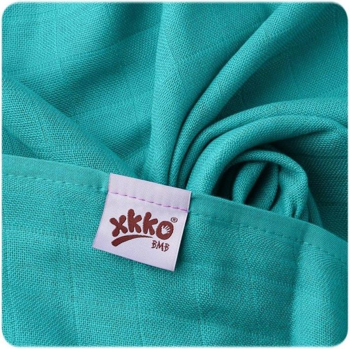 Kikko Bambusové pleny XKKO®BMB Turquoise Stars MIX 70x70cm - 3ks - obrázek 2