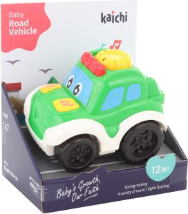 Baby zelené auto na baterie - obrázek 1