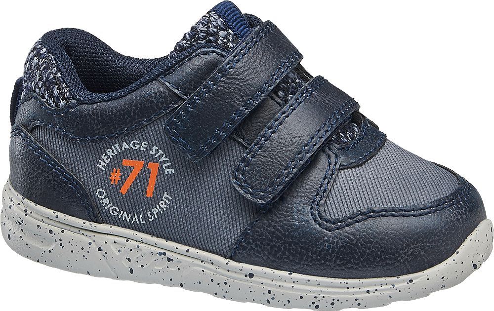 Deichmann - Bobbi-Shoes Modré dětské tenisky na suchý zip Bobbi-Shoes 24 modrá - obrázek 1