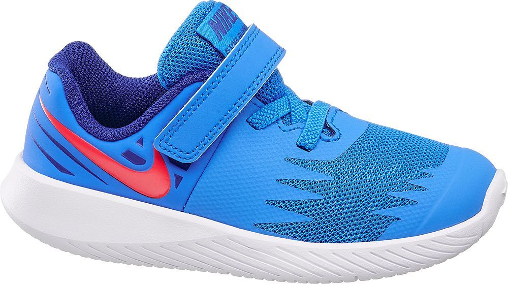Deichmann - NIKE Modré dětské tenisky na suchý zip Nike Star Runner 25 modrá - obrázek 1