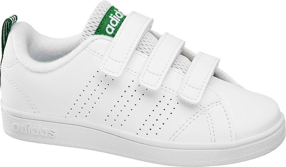 Deichmann - adidas Bílé tenisky na suchý zip Adidas Vs Adv Cl Cmf C 30 bílá - obrázek 1