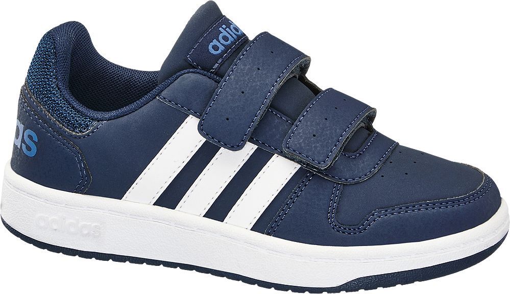 Deichmann - adidas Tmavě modré tenisky na suchý zip Adidas Vs Hoops 2.0 33 modrá - obrázek 1